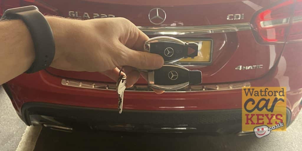 Watford Car Keys, Mercedes spare car key West London